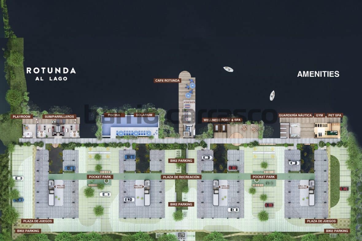 Rotunda al Lago - Plano