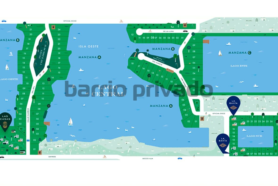 Plano de Barrio Lagos