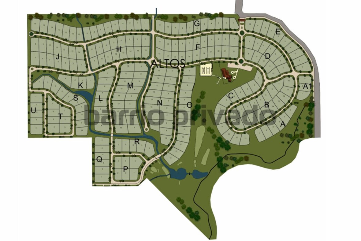 Plano de Altos de la Tahona
