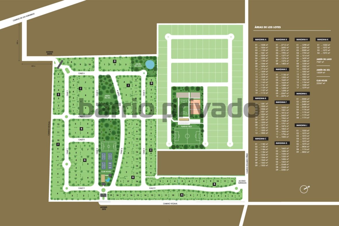 Plano de Cumbres de Carrasco